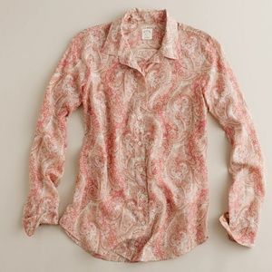 {NWT} J. Crew Factory • The Perfect Shirt Top